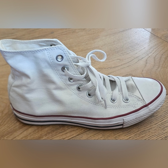Converse All Star Chuck Taylor White High-Top Sneakers-UNISEX Wo's 9.5/Men's 7.5 - Picture 5 of 16